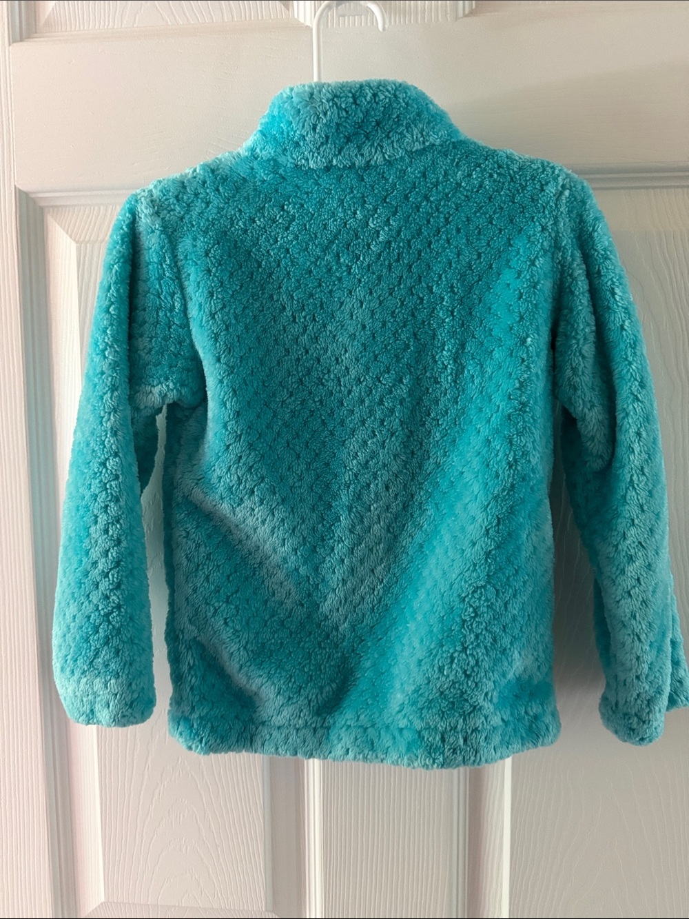Columbia Girls' Aqua Plush Full-Zip Sherpa Jacket, Size 3T - Picture 4 of 4